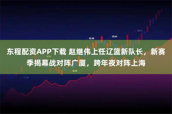 东程配资APP下载 赵继伟上任辽篮新队长，新赛季揭幕战对阵广厦，跨年夜对阵上海
